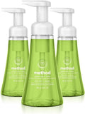 Method Foaming Hand Soap, Green Tea + Aloe, 10 Ounce (Pack of 3)