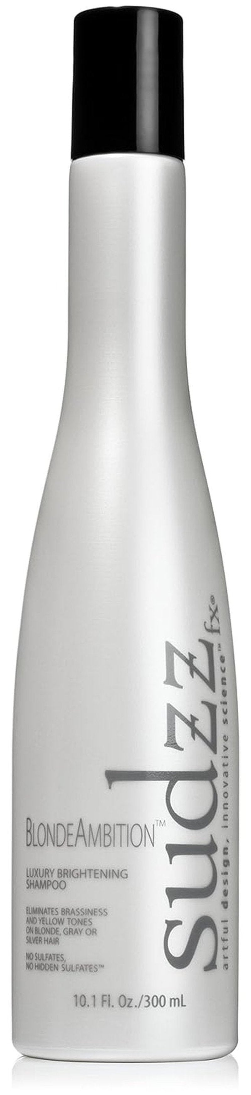 SUDZZFX BlondeAmbition Luxury Brightening Shampoo - Sulfate-Free Formula for Color-Treated Hair | 10.1 Fl Oz