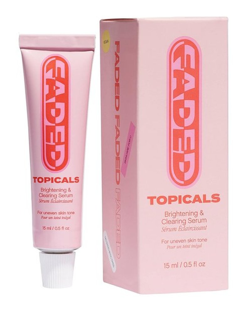 Topicals Faded Brightening Serum - Reduces Discoloration & Scars | Kojic Acid & Niacinamide | 0.5 Fl Oz