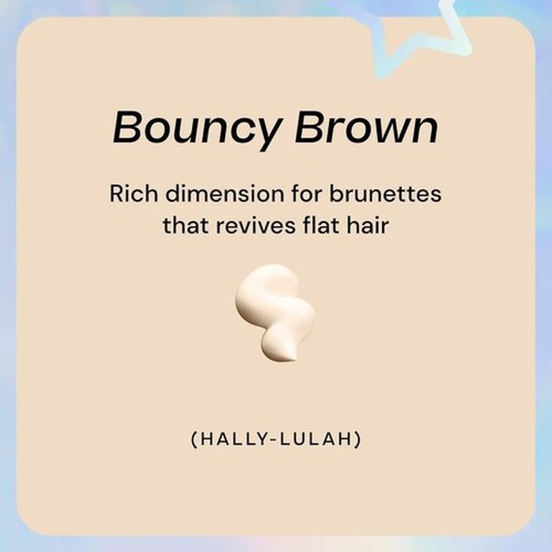 Hally Hair Fluffy G Hair Gloss - 3.4 fl oz Brown Color Glaze for High Shine & Vibrant Hair