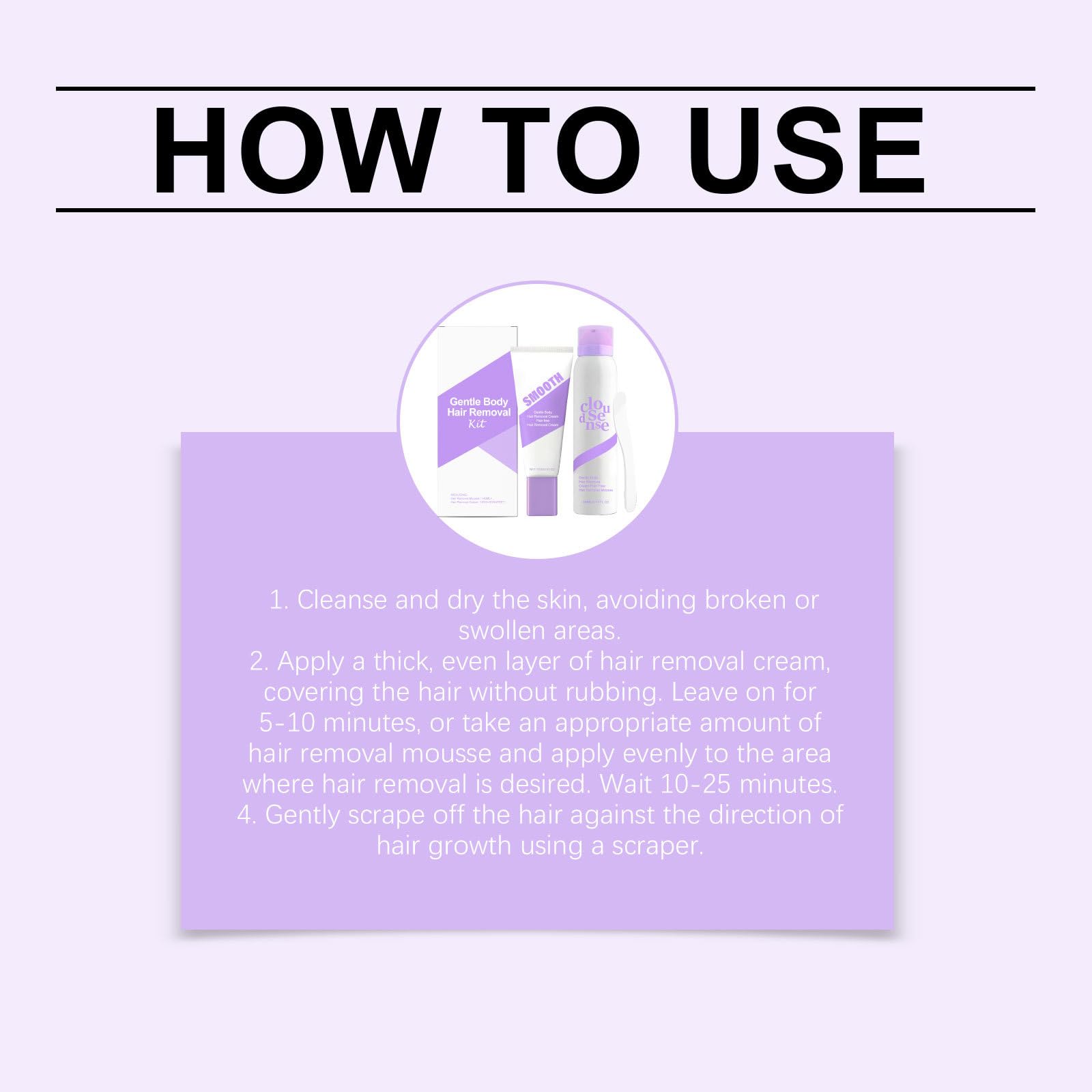 Hair Removal Spray, Body Hair Removal Cream, Pain Free Hairs Removal Cream for Sensitive Skin with a Neutral Formula