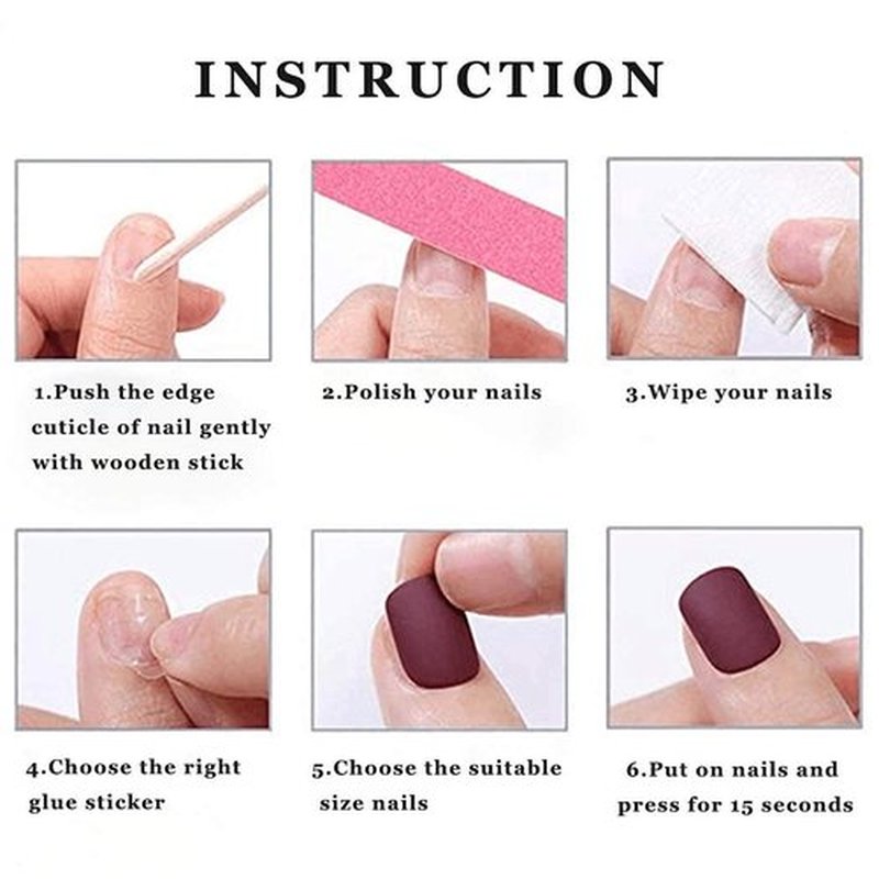 Aksod Long Coffin French Manicure Press on Nails Tips Glossy Pink Fake Nails Designed Ballerina Full Cover Artificial False Nails Tips for Women and Gilrs (24Pcs)