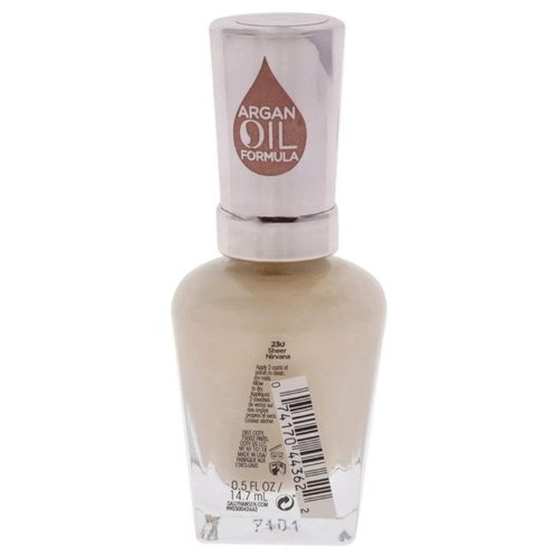 Sally Hansen Color Therapy Nail Polish - Sheer Nirvana 0.5 oz | Long-Lasting Shine & Hydration