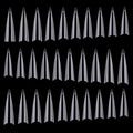 1200 Pieces Stiletto Nail Tips Clear Long Fakes Nails Half Cover False Nail Tips for Acrylic Nails