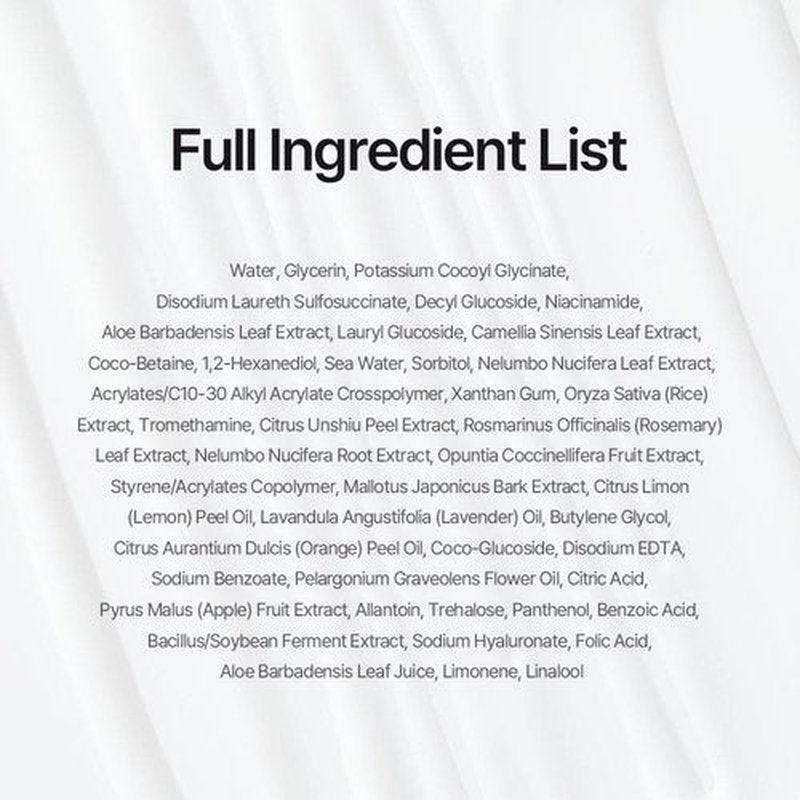 THEPURELOTUS Jeju Botanical pH Balancing Cleanser (6.76 fl.oz) - Mildly Acidic pH6.5, 2-in-1 Gentle Daily Gel-to-Foam Korean Face Wash, Vegan Cleanser