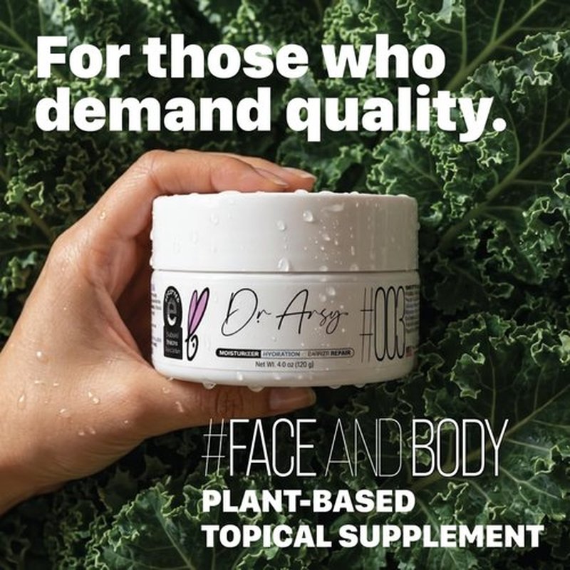 Moisturizer #003 by [Brand Name] - Hydrating Face & Body Cream for Dry, Sensitive, Eczema-Prone Skin | Fast Absorbing, Fragrance-Free, Vegan | 120g