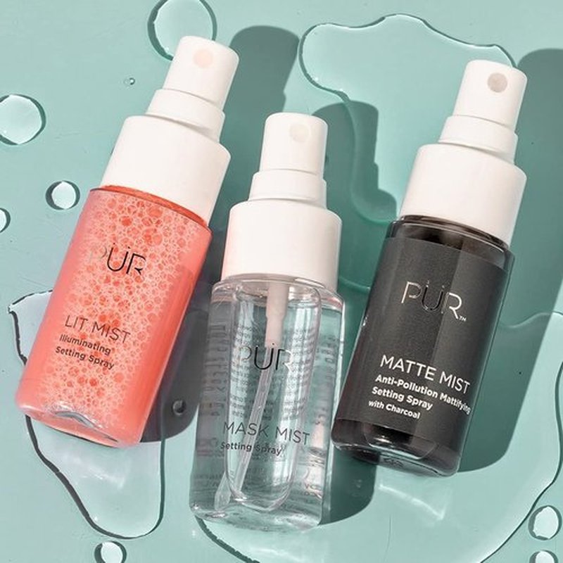 PÜR MINERALS Facial Mist Kit - Hydrating 3-Piece Set for Refreshing Skin | 1 Ct.