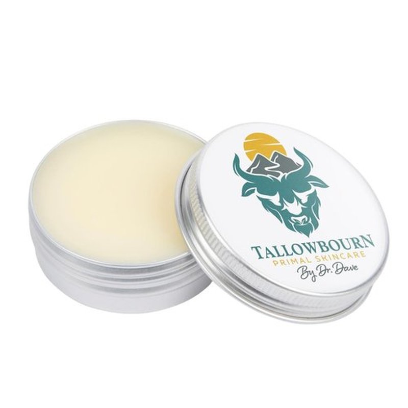 Tallowbourn Grass Fed Beef Tallow Balm for Face and Body with Shea Butter, Organic Jojoba Oil, Honey, and Beeswax – Beef Tallow for Skin – Unscented Balm – 1 oz