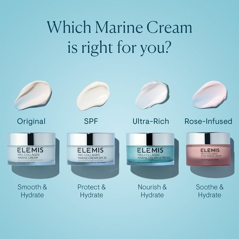 ELEMIS Pro-Collagen Rose Marine Cream - Anti-Aging Moisturizer for Radiant Skin | 50ml