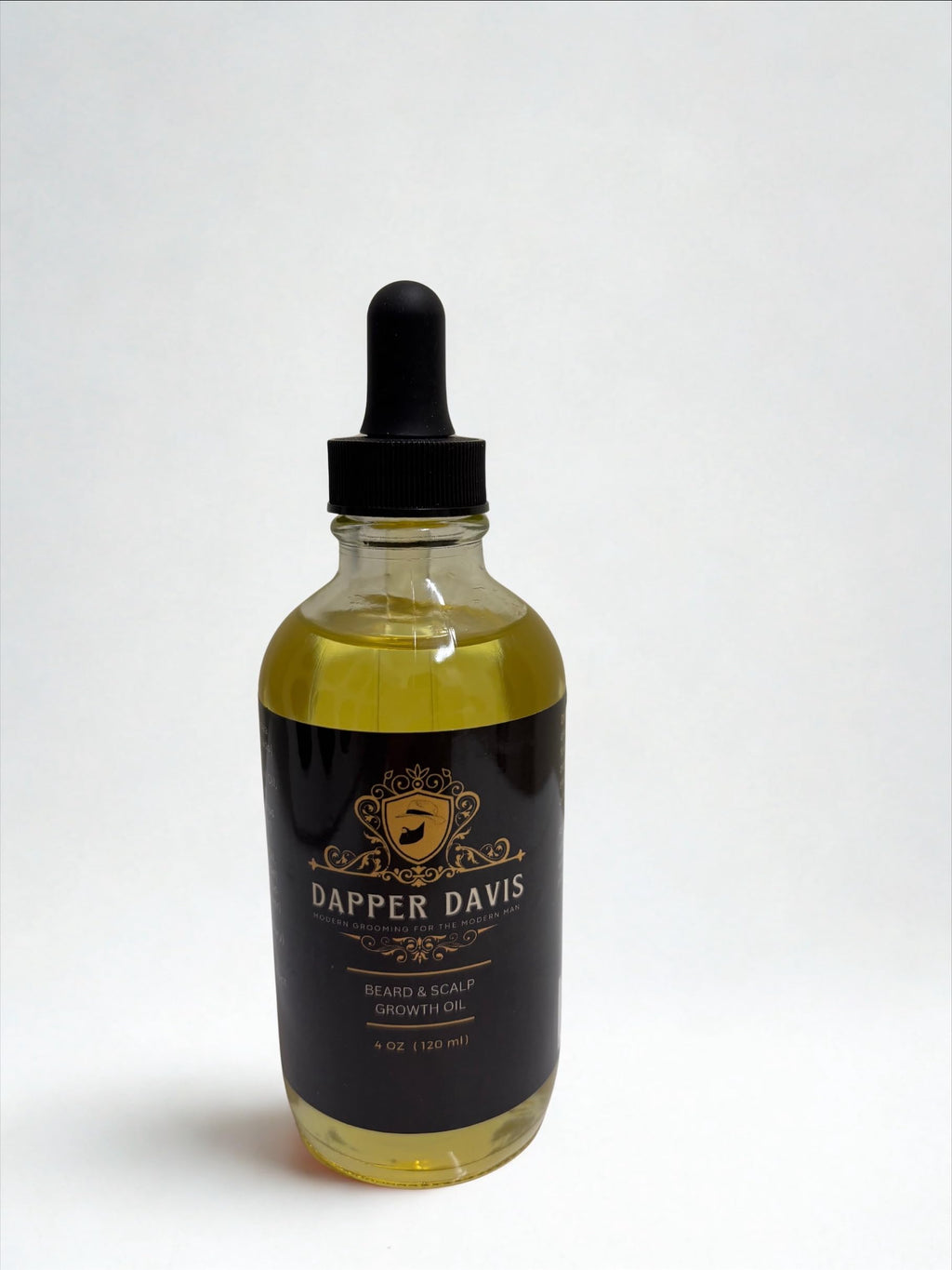 Dapper Davis Beard Oil for Men & Scalp Care | Avocado, Jojoba & Rosemary Oil Blend | Beard Conditioner for Softening, Moisturizing & Grooming | Lightweight Non-Greasy Formula (4 oz)