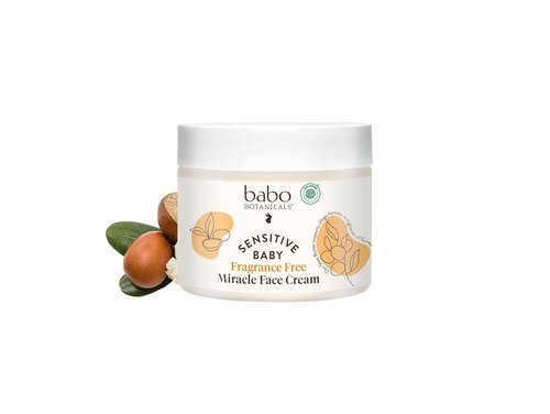 Babo Botanicals Miracle Cream - Fragrance-Free Face & Body Moisturizer for Sensitive Skin | EWG Verified, Calendula & Shea Butter