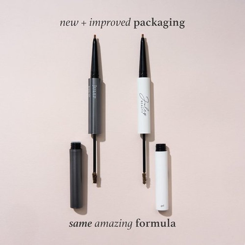 Julep Brow 101 Sculpting Pencil & Tinted Gel Set - Dual-Ended Eyebrow Tool with Brush - Long-Lasting Waterproof Formula in Taupe