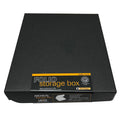 Lineco Folio Storage Box. Archival Clamshell with Metal Edge Boxboard, 11 x 14 x 1.75 Inches, Longevity Organize and Store Photos Documents Craft Cards Magazine Prints Wedding Dresses DIY, Black