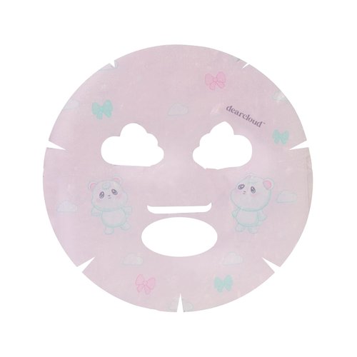 Dearcloud Beary Glowy Skin Face Mask | Deep Moisturizing Dew Essence with Vegan Collagen & Hyaluronic Acid (3 Count)