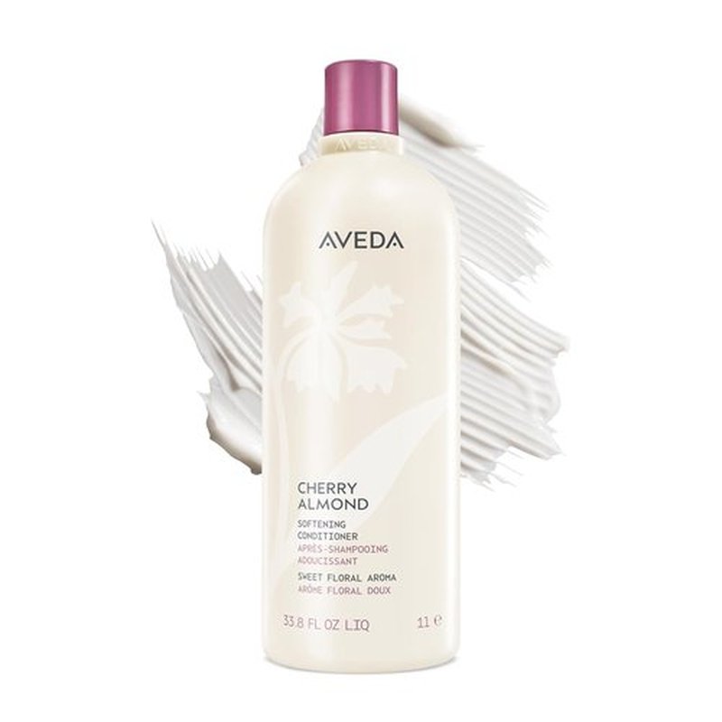 Aveda Cherry Almond Conditioner - Softening Formula for Normal to Dry Hair | 98% Naturally Derived with Coconut Oil & Shea Butter
