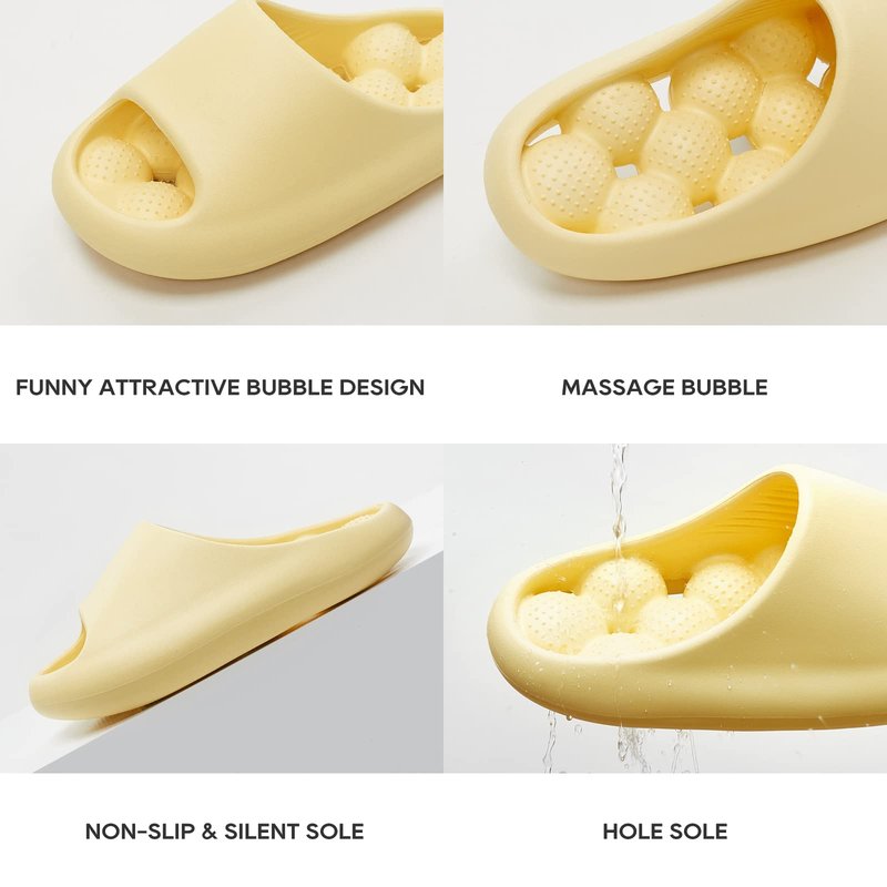 utune Lightweight Unisex Slippers Shower Slides…