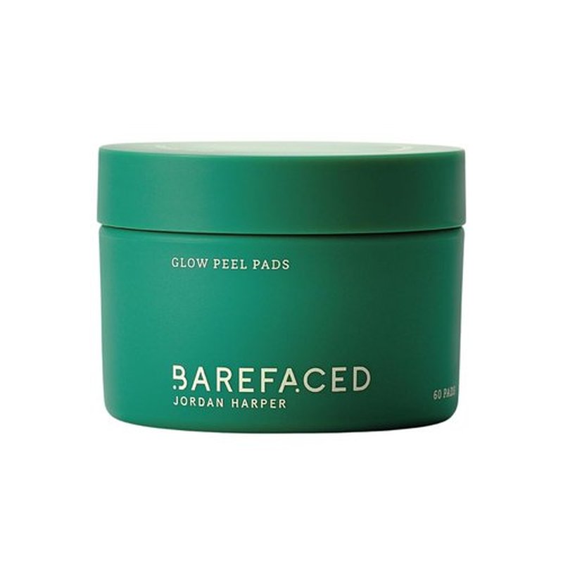 Barefaced Glow Peel Pads - Deep Exfoliating Face & Body Pads with 15% Glycolic Acid | 60 Count for Smooth Skin & Reduced Breakouts