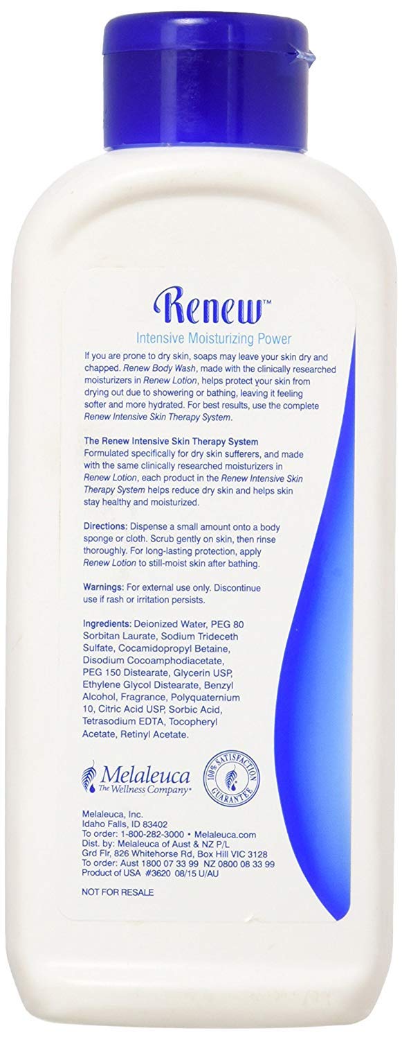 Melaleuca Renew Intensive Skin Therapy Body Wash 12oz (2 pack)