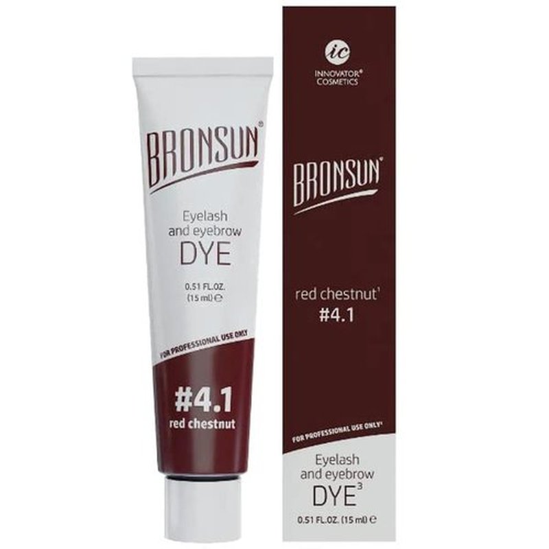 Bronsun Dye - Red Chestnut Hair Color | 15ml Long-Lasting Formula for Vibrant Shades