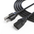 3 Prong Power Cord Compatible with Horizon Fitness Treadmills, Power Cable Replacement for BowFlex, Superfit, Sole E35 E55 F63 F80,for Goplus 2 in 1 Folding Treadmill,Computer TV ect Universal Charger