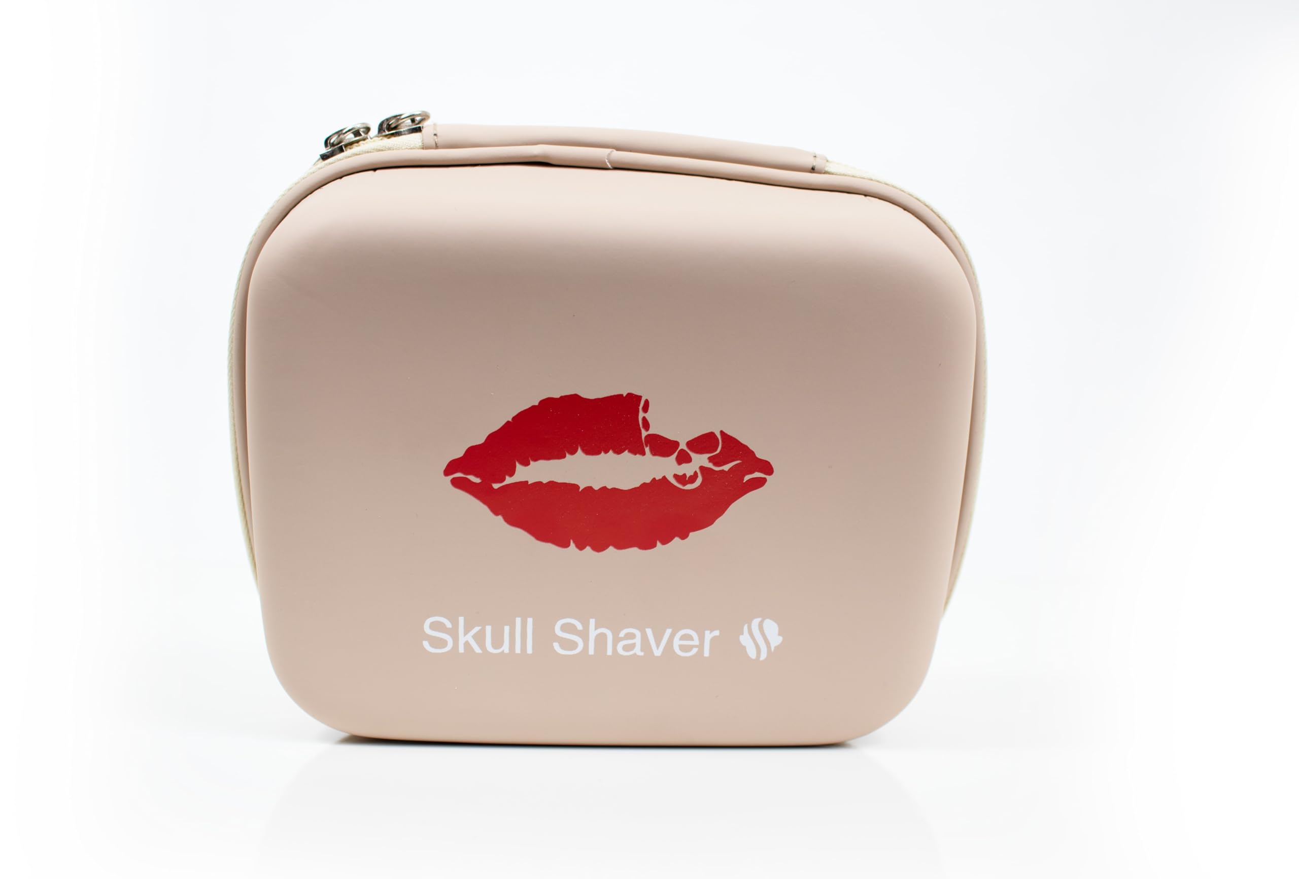 Skull Shaver Travel Case - Case for Electric Shaver - Protective Storage Case - Lightweight & Ideal for Travel - Compatible with All Models - Beige