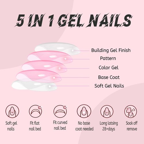 240Pcs White French Tip Press on Toenails Short Square Fake Toe nails Press ons with Design Stick on Toe nails Reusable Acrylic False ToeNails Artificial Glue on Toenails for Women Nails Manicure