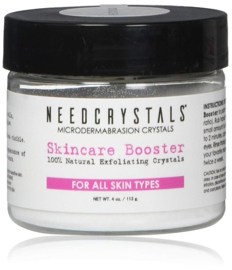 NeedCrystals Microdermabrasion Crystals - Natural Facial Scrub for Exfoliating Dull Skin | 4 oz.