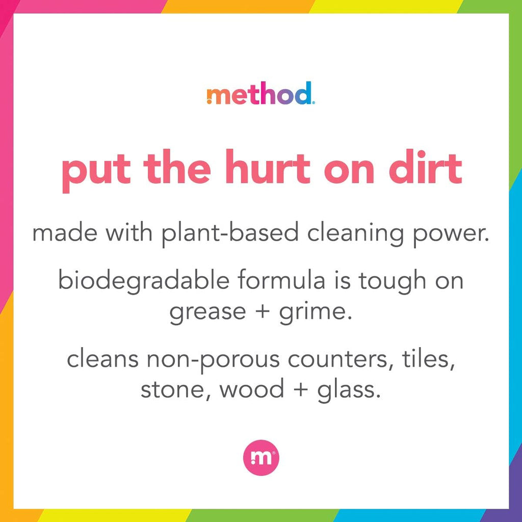 Method All-Purpose Cleaner Spray, French Lavender, Perfect for Most Counters, Tiles and More, 28 Fl Oz, (Pack of 8)