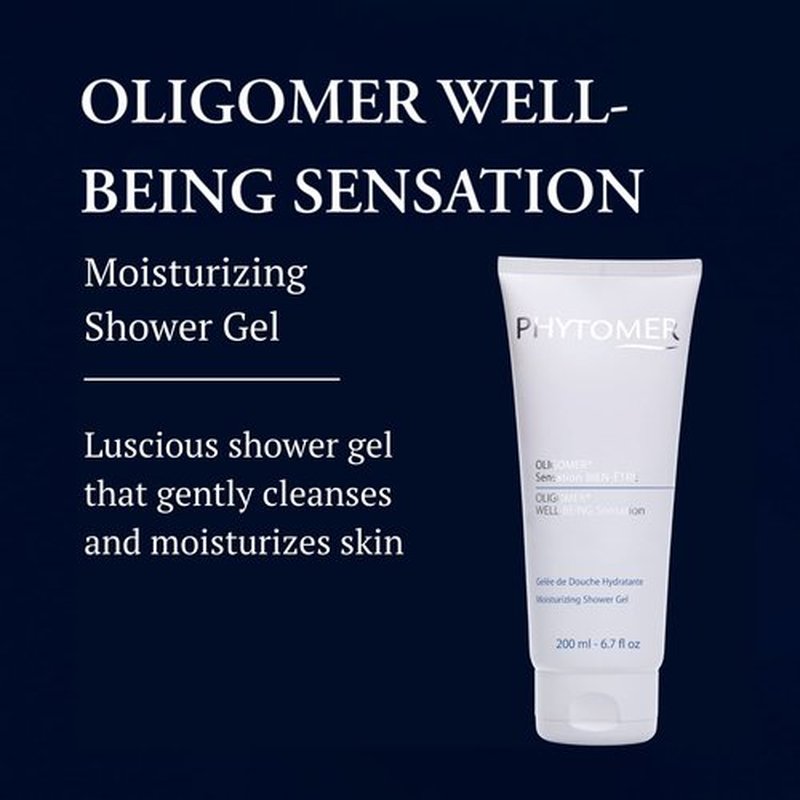 Phytomer Well-Being Moisturizing Shower Gel - Gentle Skin Cleanser & Invigorating Hydration | 200 ml