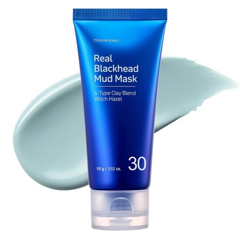TOSOWOONG Blackhead Mud Mask - Pore-Purifying Korean Clay for Deep Cleaning & Oil Control | 100 g / 3.52 oz.