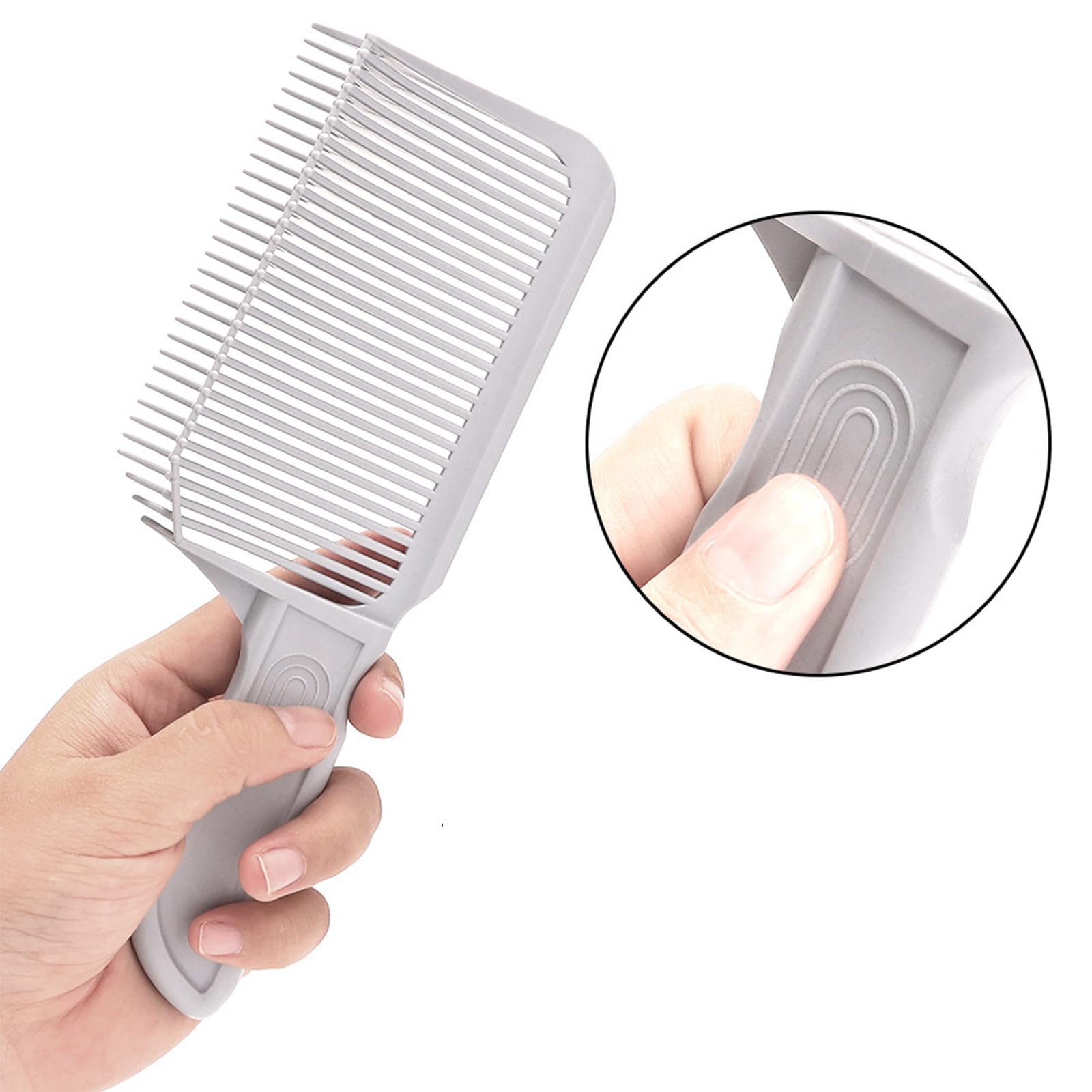 2Pcs Barber Fade Combs Ergonomic Flat Top Combs Gradienter Precise Hairdressing Tool For Precise Haircuts And Styling