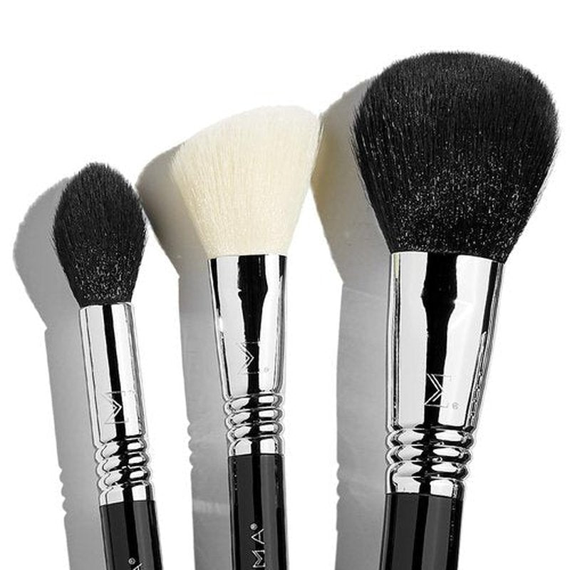 Sigma Beauty Makeup Brush Set - Professional 5-Piece Makeup Brushes for Flawless Foundation, Blush & Contour