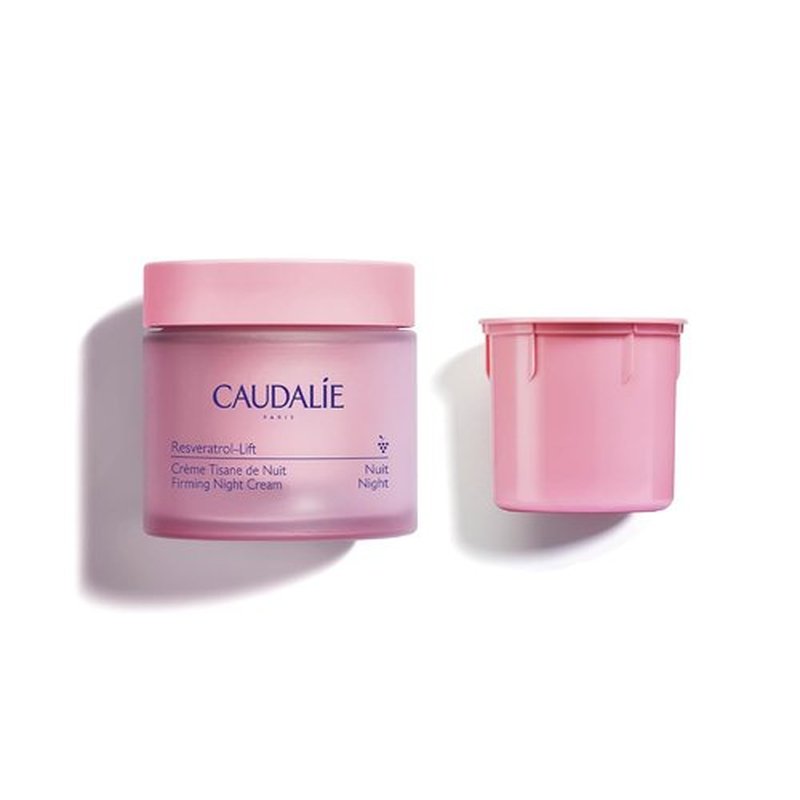 Caudalie Resveratrol-Lift Firming Night Cream & Refill - 50 mL Moisturizer & 50 mL Pod