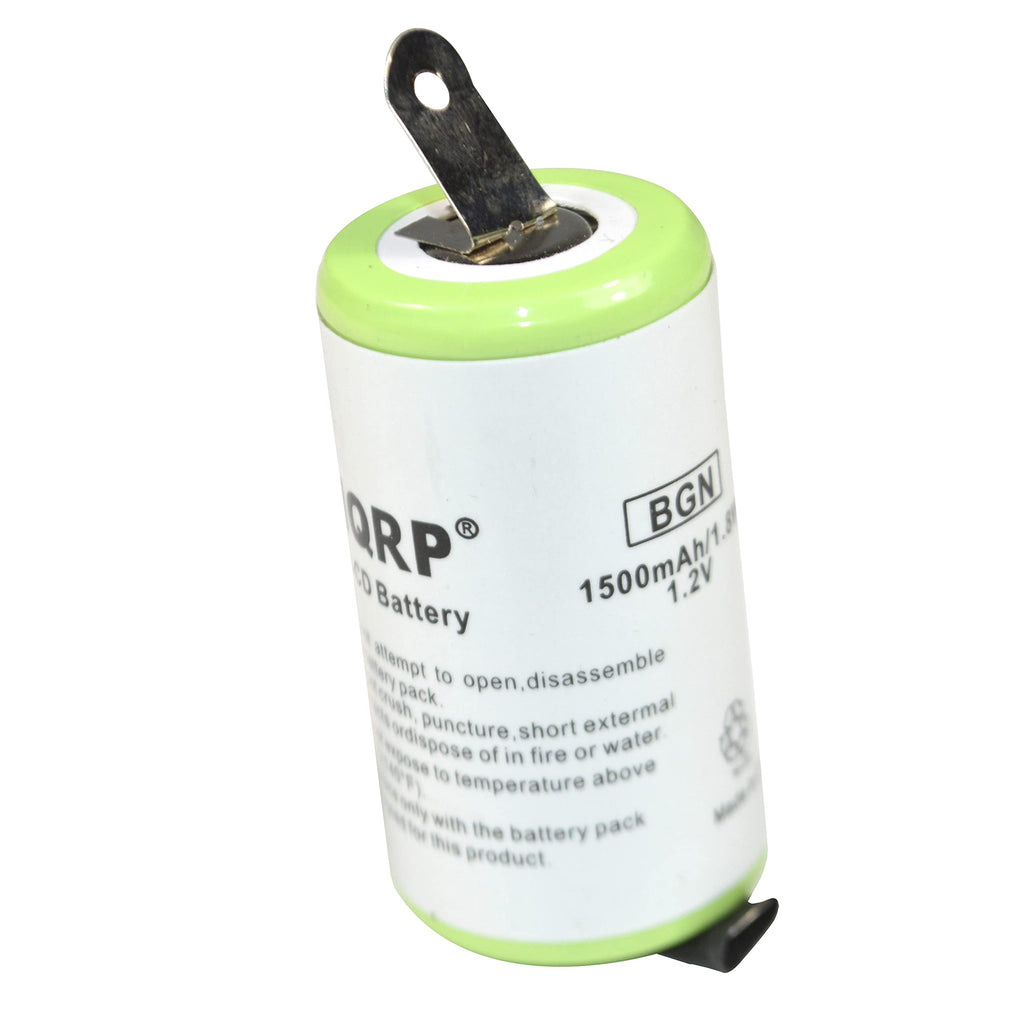 HQRP 10-Pack Battery Compatible with Wahl 00745-302 745-302 9877 9879 8900 8061 7070 7353 7045 7030 7037 7355 5-Star Shaver Trimmer