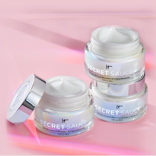 IT Cosmetics Secret Sauce Anti-Aging Face Moisturizer - Hydrating & Plumping Cream for Fine Lines & Dark Spots - 2 fl. oz