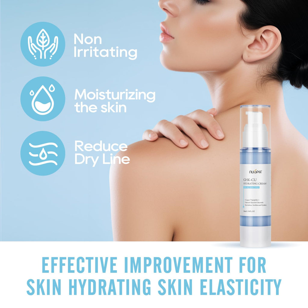 NUSPA NUSPA Daily Face Moisturizer Moisturizing Lotion Face Cream For All Skin Types,Facial Moisturizing Lotion,Day Night Cream Hydrating Anti aging Face Cream, Lightweight, Oil Free Moisturizer