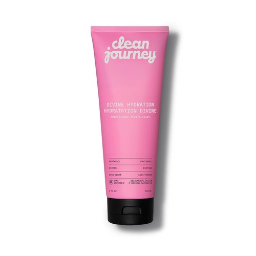 Cleanjourney Divine Hydration Hair Conditioner - EWG Verified, Infused with Panthenol & Biotin, 8 Fl Oz