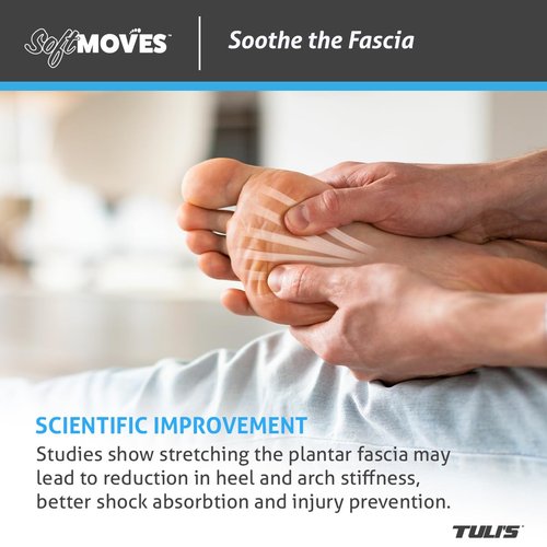 Tuli’s Soft Moves Adjustable Toe Separators, Silicone Toe Spacers for Alignment, Bunions, Hammertoes, Plantar Fasciitis, Yoga, Morton’s Neuroma, and Foot Health, One Size Fits All, Blue