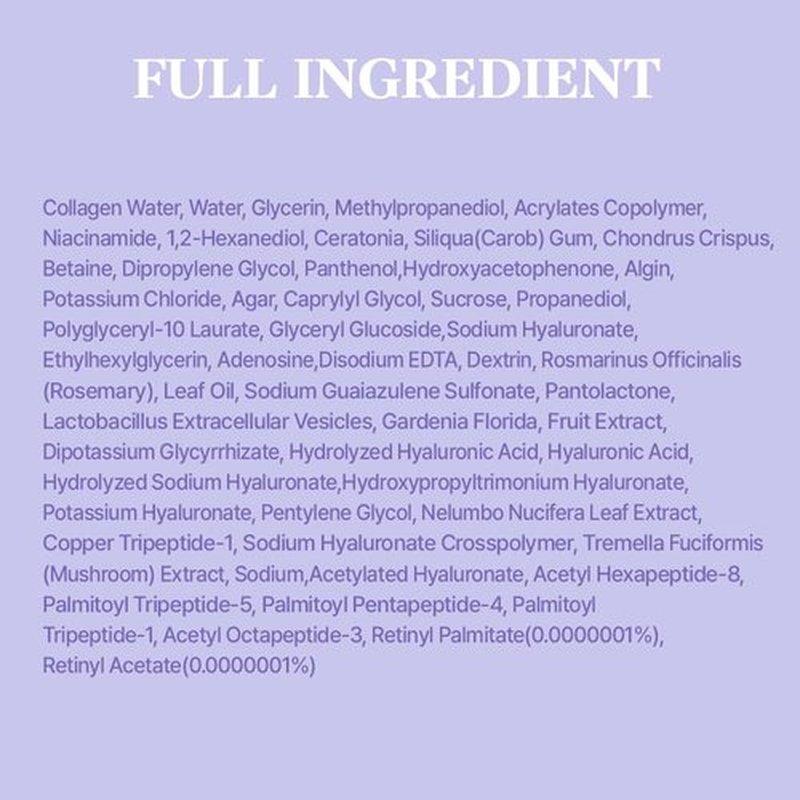 starlike Collagen Hydrogel Face Mask I 5 Sheets (1.41 oz x 5) I Dual Exosome & Azulene I 189Da Ultra-Low Molecular Collagen I Korean Mask Sheet for Deep Hydration, Revitalizing Care & Refreshed Look