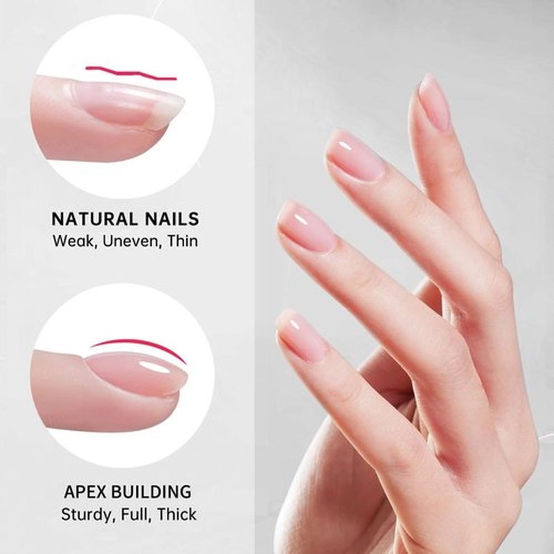 Love easy Hema Free Builder Gel - Hypoallergenic Strong Base Coat | Long-Lasting Adhesion (30+ Days) for Professional Nails Gift for Women