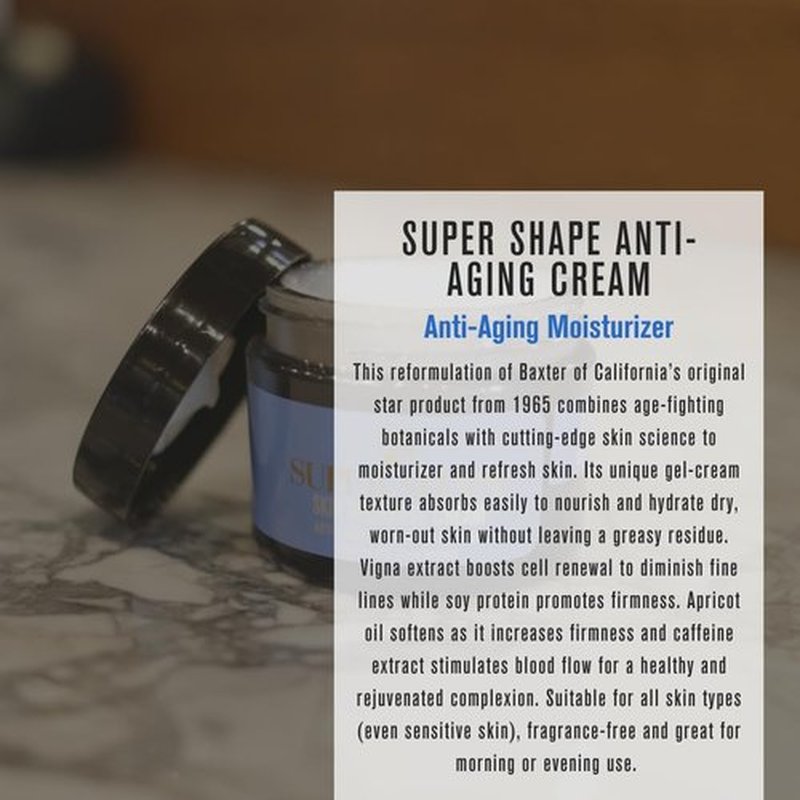 Baxter Of California Super Shape Skin Recharge Cream - Revitalize & Hydrate | 1.7 oz