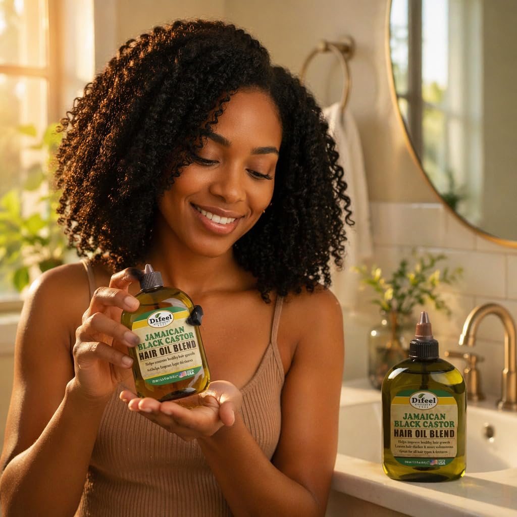 Difeel Jamaican Black Castor Hair Oil Blend 7.1 oz.