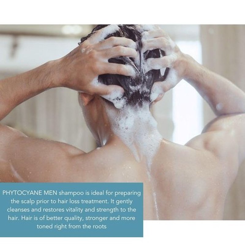 PHYTO PHYTOCYANE Men’s Invigorating Shampoo - Hair Thinning Treatment, 8.45 fl. oz.