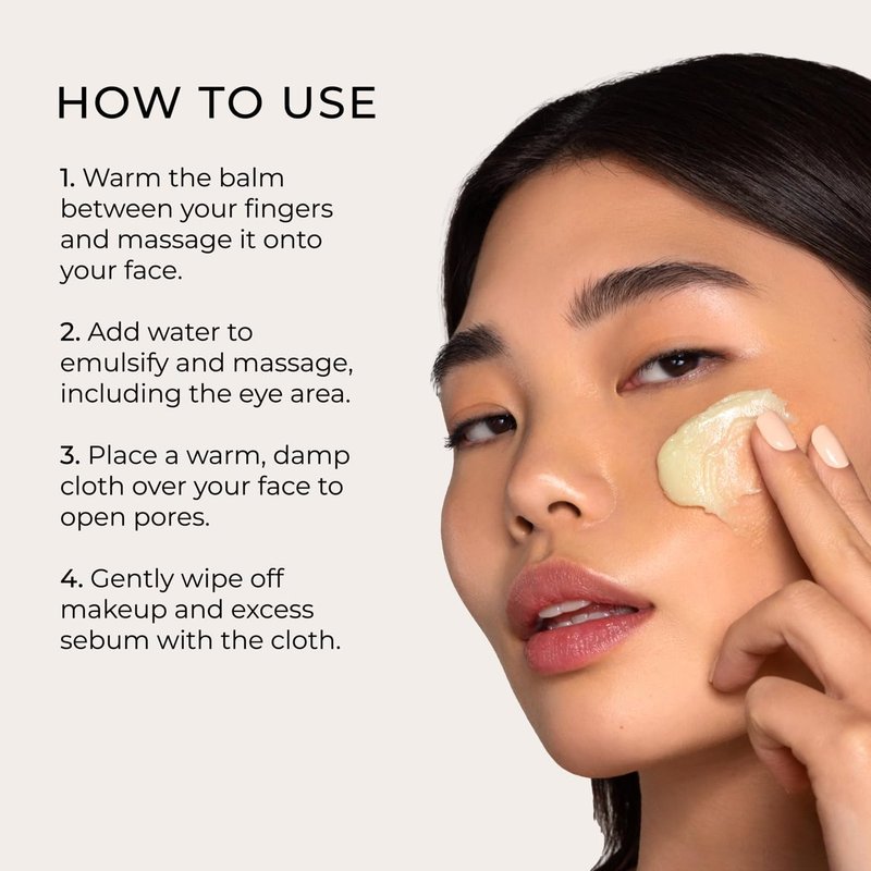 Yepoda The Calm Balm, Gentle Makeup Remover & Deep Cleansing Balm, Removes Waterproof Makeup & Impurities, Vegan Korean Face Cleanser for All Skin Types, 2.82 OZ (80g)