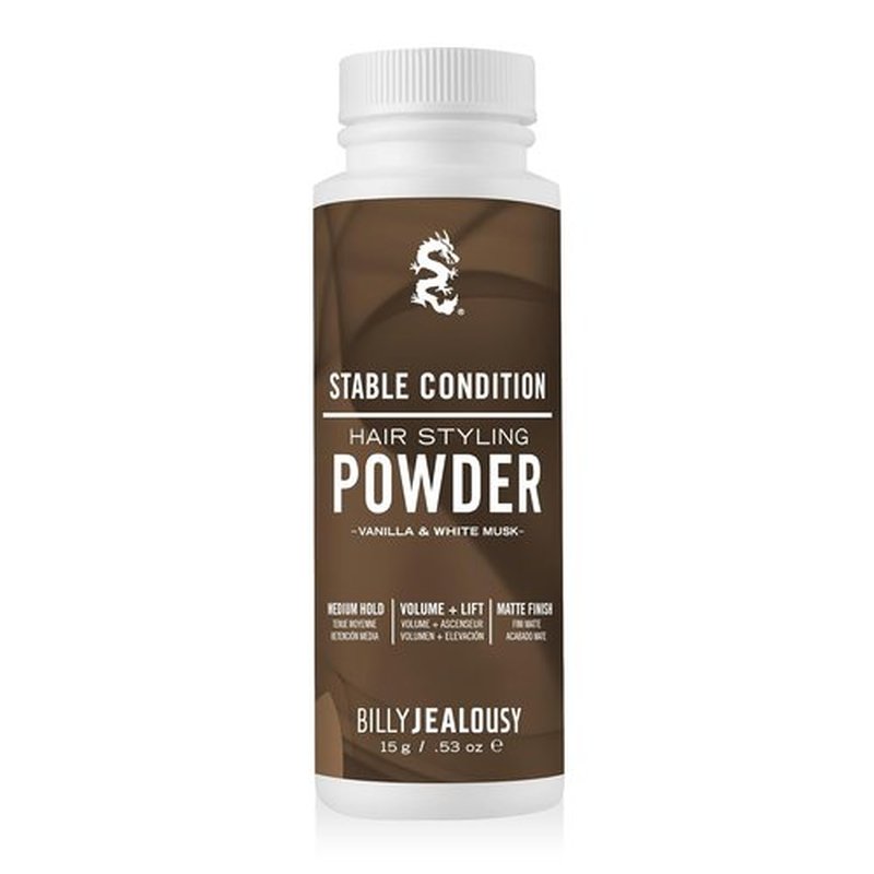 Billy Jealousy Hair Styling Powder - Volume & Texture Powder for Men, Medium Hold, Matte Finish, Vegan, 3 oz