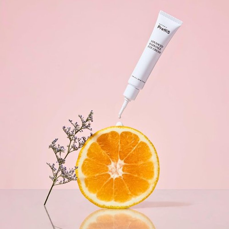 Pretti5 Advanced Radiance Eye Cream - Reduces Puffiness & Dark Circles | Vegan, 12g