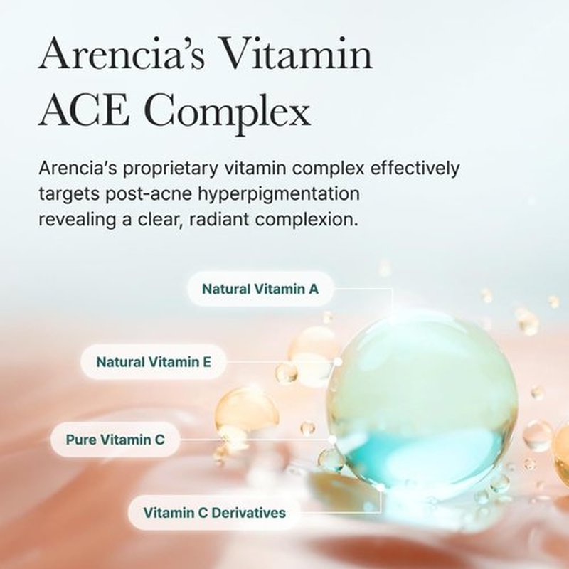 Arencia Glow Hyssop Overnight Face Mask Serum - Hydrating Anti-Aging Formula for Youthful Korean Glass Skin | Vitamins A, C, E, Niacinamide & Peptides