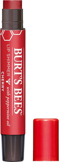 Burt's Bees Lip Shimmer - 100% Natural Moisturizing Cherry Tint | 1 Tube
