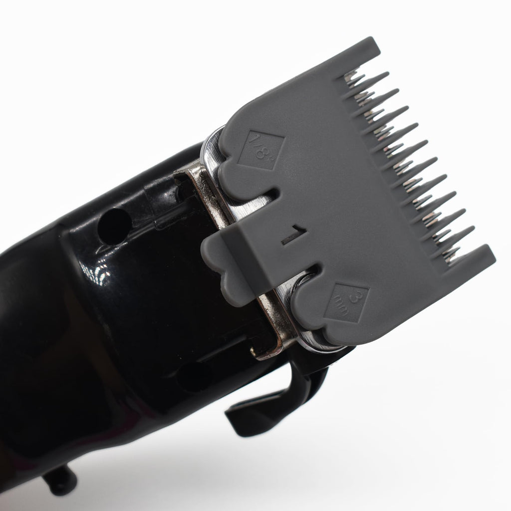 2 Pieces Professional Hair Clipper Attachment Guard Guide Combs, 1/16", 1/8", 1.5MM, 3MM Compatible with Wahl Standard Full-Sizes Magic Clip Senior 8148 1919 Hair Clippers (Multi-Color)