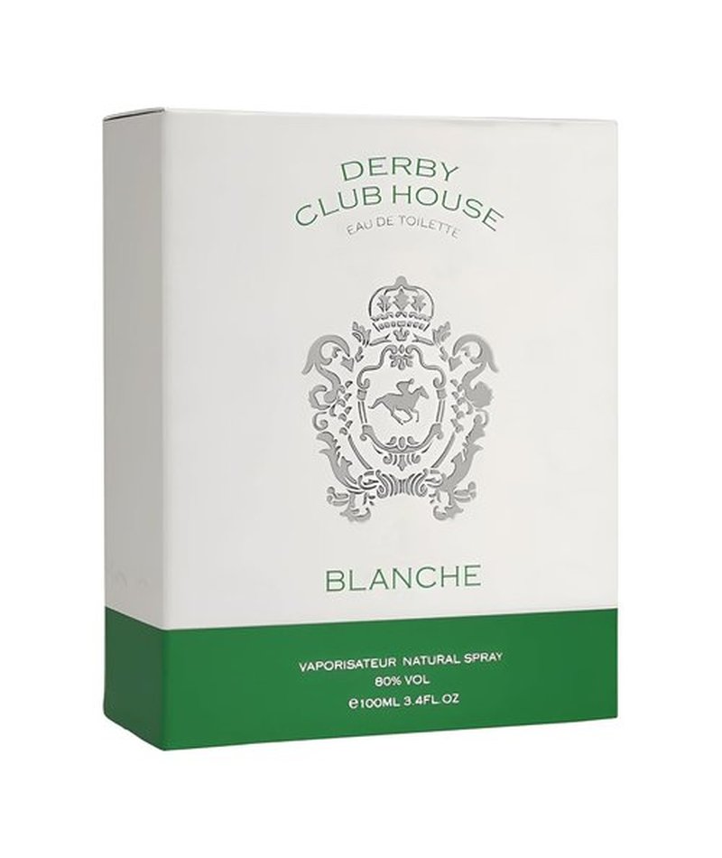 Armaf Derby Club House Blanche Eau de Toilette Spray - Fresh Fragrance for Men | 3.4 Ounce